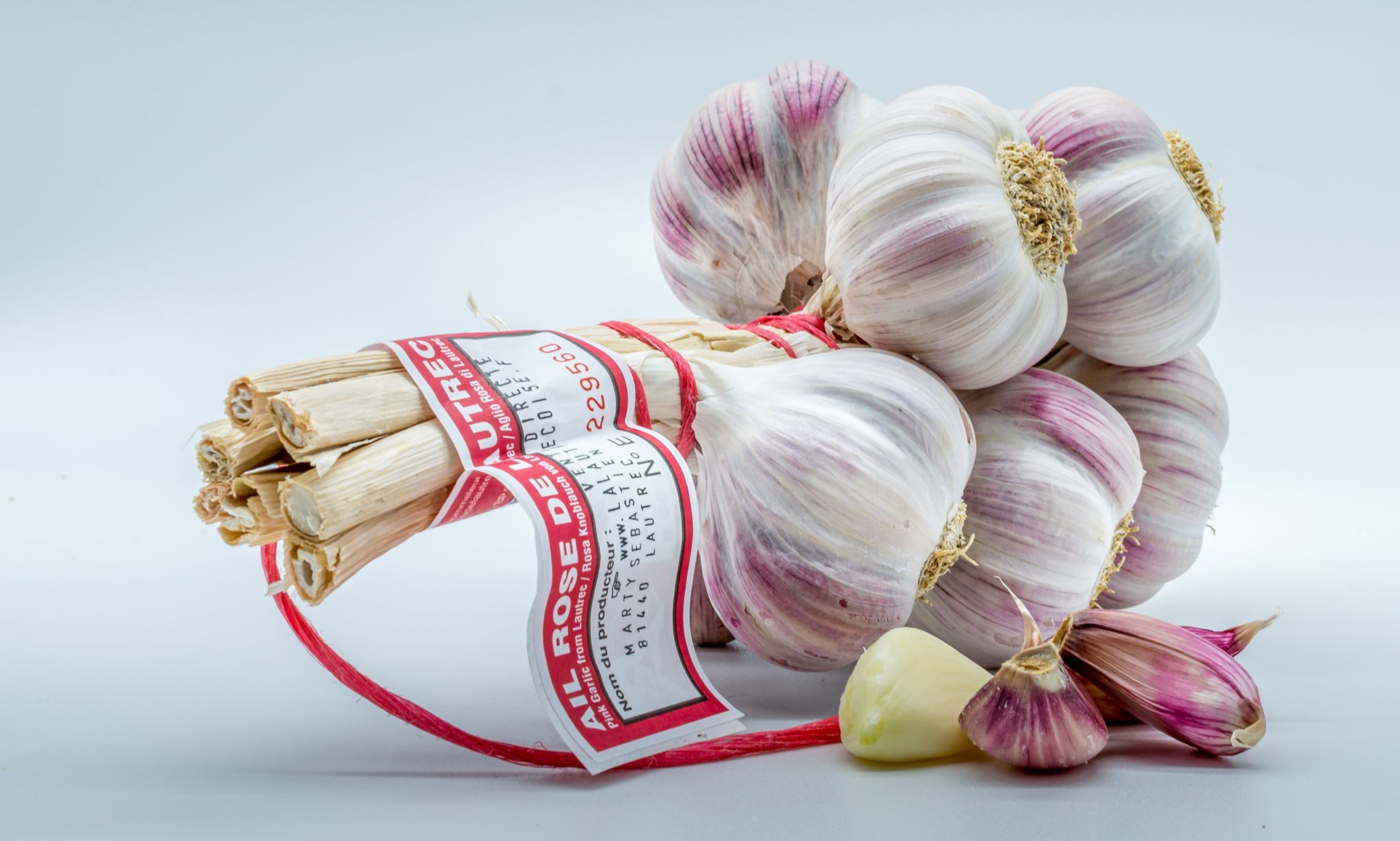 Ail rose de Lautrec Grappes (500g) Ail rose de Lautrec direct producteur, IGP et label rouge Ail rose de Lautrec Grappes (500g) Ail rose de Lautrec direct producteur, IGP et label rouge